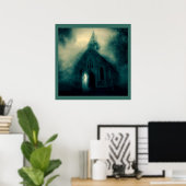 Halloween - Haunted Church 4 Poster (Thuiskantoor)