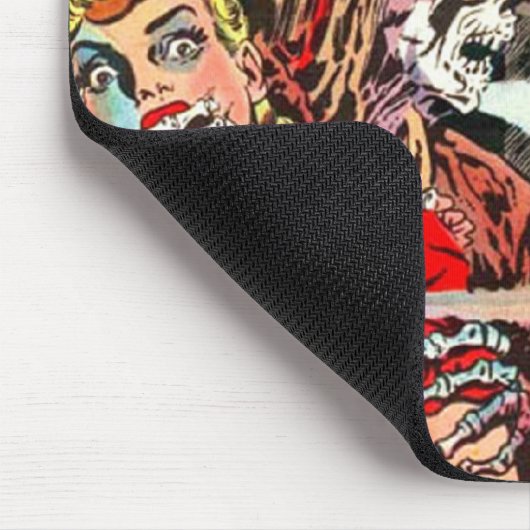 Halloween Haunted Comic Book Muismat (Hoek)