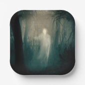 Halloween - Haunted Forest 3 Papieren Bordje (Voorkant)