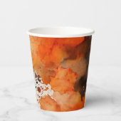 Halloween Haunted Forest kostuum en cocktail Papieren Bekers (Achterkant)