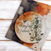 Halloween Haunted Forest kostuum en cocktail Papieren Bordje