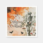 Halloween Haunted Forest kostuum en cocktail Servet (Voorkant)