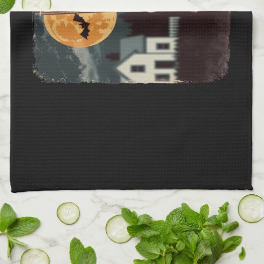 Halloween Haunted Ghost Swing Theedoek (Gevouwen)