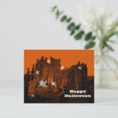 Halloween Haunted Ghotoffy Cemetery Graveyard Briefkaart (Staand voorkant)
