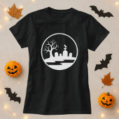 Halloween Haunted Graveyard T-shirt