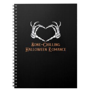 Halloween Haunted Heart Skeletal Bone Chilling CLA Notitieboek