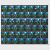 Halloween Haunted Hedge Cadeaupapier (Vlak)