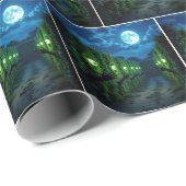 Halloween Haunted Hedge Cadeaupapier (Rol Hoek)