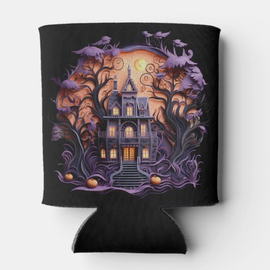 Halloween - Haunted House 2 Blikjeskoeler (Achterkant)