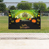 Halloween Haunted House Banner (Insitu)