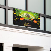 Halloween Haunted House Banner (Buitenkant Gebouw)