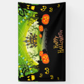 Halloween Haunted House Banner (Verticaal)