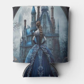 Halloween Haunted House Blauwe Nacht Eng Blikjeskoeler (Voorkant)