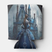 Halloween Haunted House Blauwe Nacht Eng Blikjeskoeler (Achterkant)