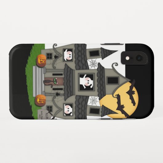 Halloween Haunted House Case-Mate iPhone Case (Achterkant (horizontaal))