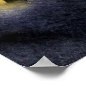 Halloween Haunted House, Creepy Spooky Mansion Poster (Hoek)