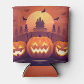 Halloween Haunted House en Jack-O-Lantern Blikjeskoeler (Voorkant)