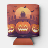 Halloween Haunted House en Jack-O-Lantern Blikjeskoeler (Achterkant)