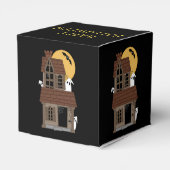 Halloween Haunted House Ghosts Bat Bedankdoosjes (Achterkant)