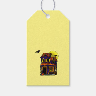 Halloween Haunted House Gift Label Cadeaulabel