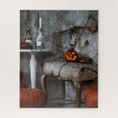 Halloween Haunted House Home Decor Pumpkins Legpuzzel (Verticaal)