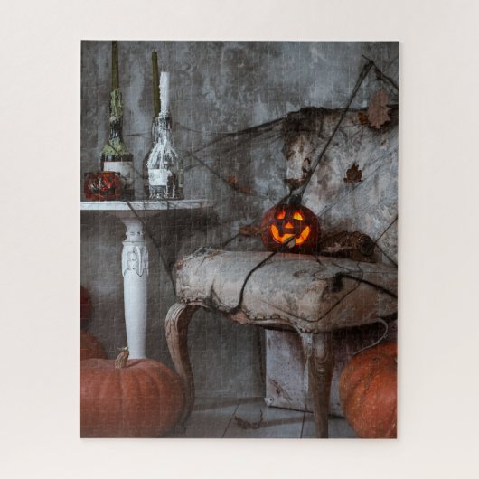 Halloween Haunted House Home Decor Pumpkins Legpuzzel (Verticaal)