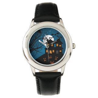 Halloween Haunted House Horloge