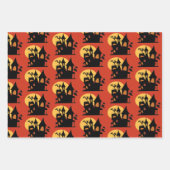 Halloween Haunted House Inpakpapier Vel (Voorkant 2)