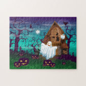 Halloween Haunted House Jigsaw Puzzel (Horizontaal)