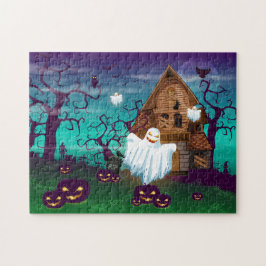 Halloween Haunted House Jigsaw Puzzel
