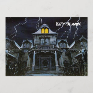 Halloween Haunted House Kaart