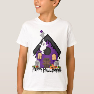 Halloween Haunted House kinder Holiday t-shirt
