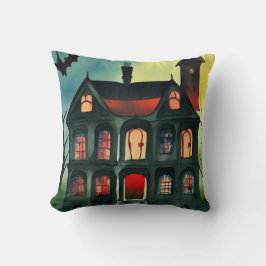 Halloween Haunted House Kussen