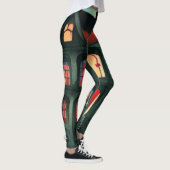 Halloween Haunted House Leggings (Rechts)