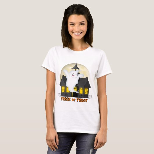 Halloween Haunted House lol t-shirt (Voorkant volledig)