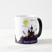 Halloween Haunted House Magische Mok (Voorkant rechts)