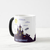 Halloween Haunted House Magische Mok (Voorkant links)