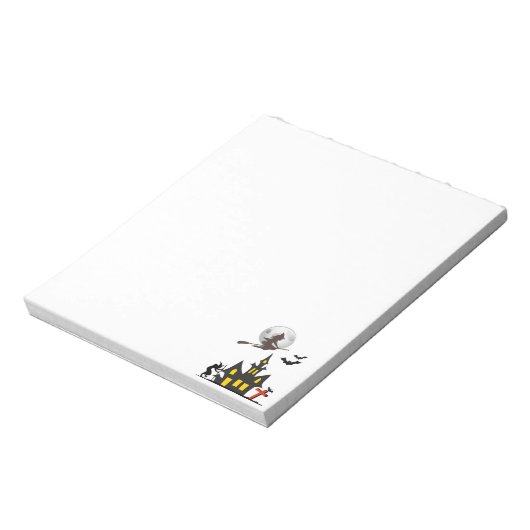 Halloween Haunted House Notitieblok (Linkerzijde)