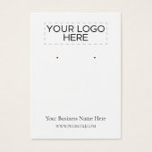 Halloween Haunted House Oorbel Display Kaart (Voorkant)