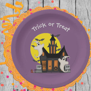 Halloween Haunted House Paper Bord