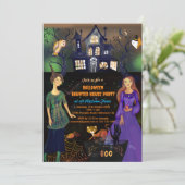 HALLOWEEN HAUNTED HOUSE PARTY KAART (Staand voorkant)