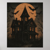 Halloween Haunted House Poster (Voorkant)
