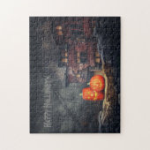 Halloween Haunted House Pumpkin Jack o Lantern Legpuzzel (Verticaal)