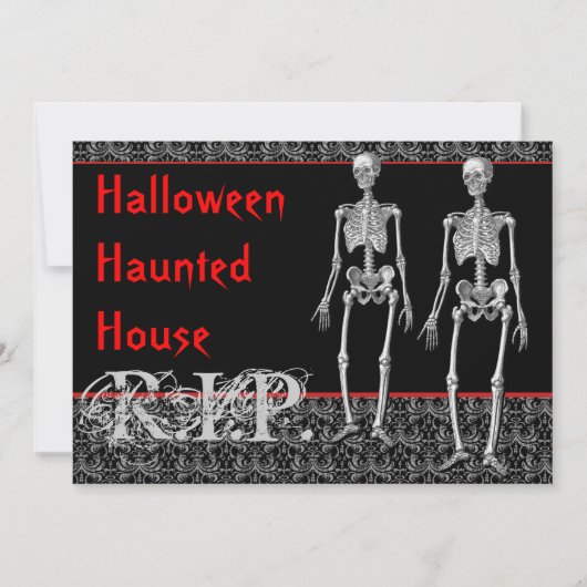 Halloween Haunted House Rise from Dead Kaart (Voorkant)