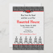 Halloween Haunted House Rise from Dead Kaart (Achterkant)