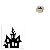 Halloween Haunted House Rubberstempel (Gestempeld)