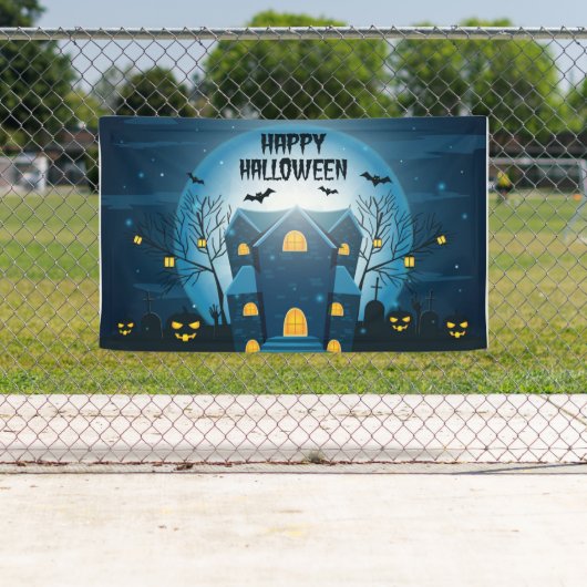 Halloween Haunted House Spandoek (Insitu)