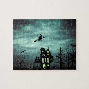 Halloween Haunted House Spooky Scary Witch Legpuzzel