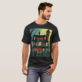 Halloween Haunted House T-shirt (Voorkant volledig)