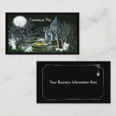 Halloween, haunted house,visitekaartje visitekaartje (Voorkant / Achterkant)